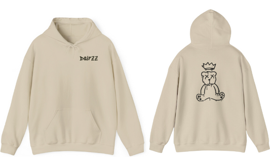 Adult dripzz FRONT AND BACK xx bear hoodie